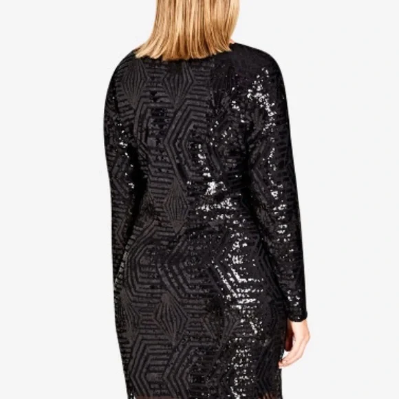 Bright Lights Dress-Black - Picture 3 of 15